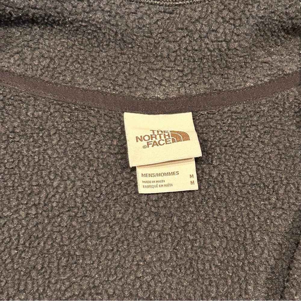The‎ North Face | Gordon Lyons Quarter-Zip Fleece Pullover | Black Men's Medium - Picture 4 of 7